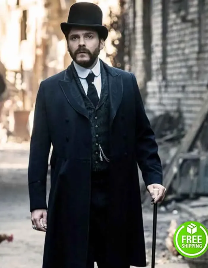THE ALIENIST DANIEL BRUHL (DR. LASZLO KREIZLER) BLACK COAT