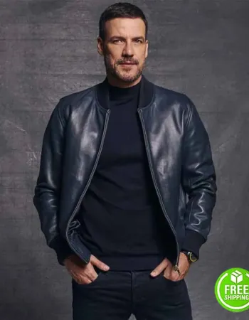 HIT 2020 DANIEL GRAO (HUGO IBARRA TOLEDO) BLACK BOMBER LEATHER JACKET