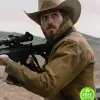 YELLOWSTONE DAVE ANNABLE (LEE DUTTON) BROWN COTTON JACKET YELLOWSTONE DAVE ANNABLE (LEE DUTTON) BROWN COTTON JACKET