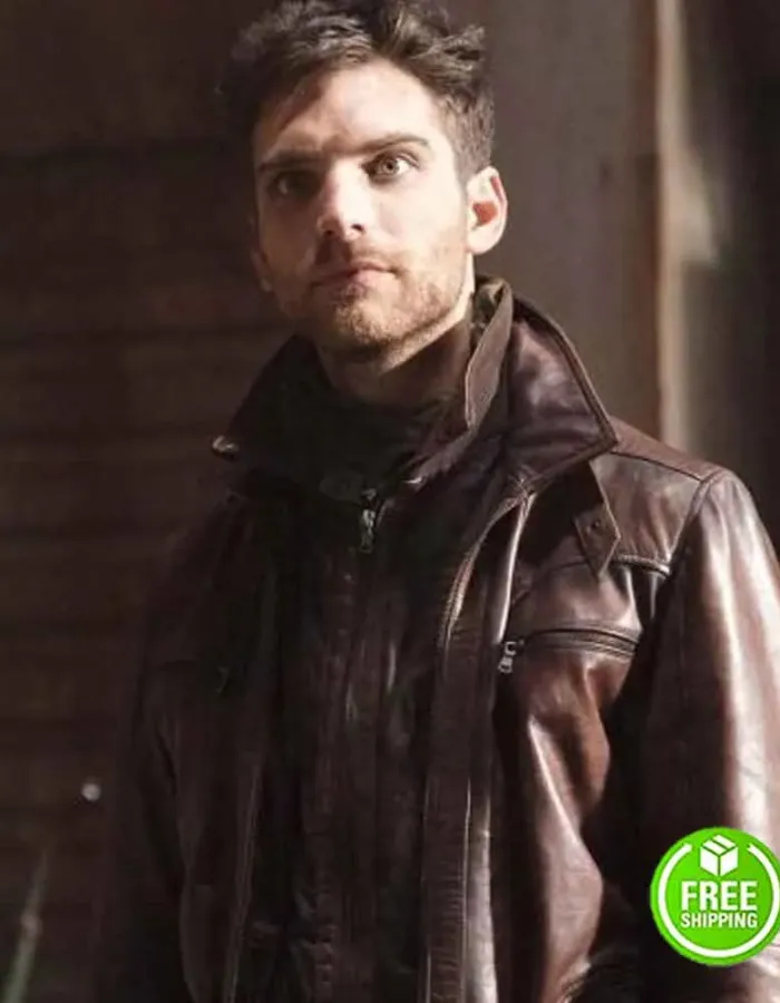 AGENTS OF SHIELD SEASON 5 JEFF WARD (DEKE SHAW) BROWN LEATHER JACKET