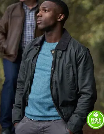 DOCTOR WHO TOSIN COLE (RYAN SINCLAIR) BLACK JACKET