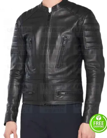 LEGENDS OF TOMORROW SEASON 2 MATT LETSCHER (EOBARD THAWNE) BLACK LEATHER JACKET
