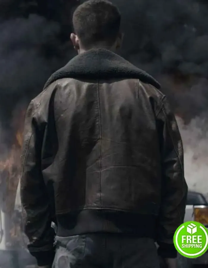 EXODUS JIMI STANTON (CONNOR) FUR COLLAR LEATHER JACKET EXODUS JIMI STANTON (CONNOR) FUR COLLAR LEATHER JACKET
