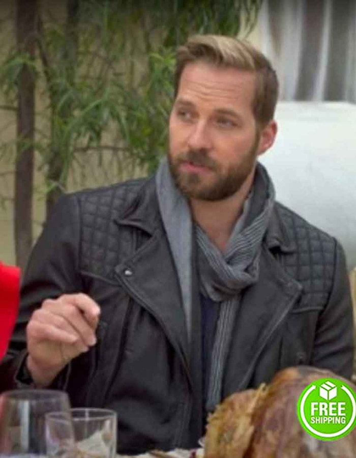 FRIENDSGIVING RYAN HANSEN (GUNNAR) BLACK LEATHER JACKET FRIENDSGIVING RYAN HANSEN (GUNNAR) BLACK LEATHER JACKET