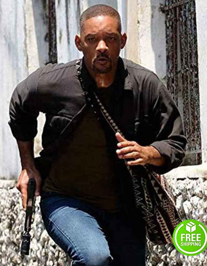 GEMINI MAN WILL SMITH (HENRY BROGAN) BLACK COTTON JACKET