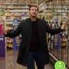 HOLIDATE LUKE BRACEY (JACKSON) BLACK WOOL COAT