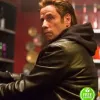 I AM WRATH JOHN TRAVOLTA (STANLEY HILL) BLACK LEATHER COAT