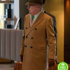 JACK WHITEHALL: TRAVELS WITH MY FATHER MICHAEL WHITEHALL WOOL TRENCH COAT