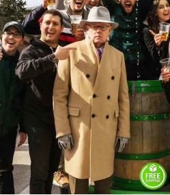 JACK WHITEHALL: TRAVELS WITH MY FATHER MICHAEL WHITEHALL WOOL TRENCH COAT