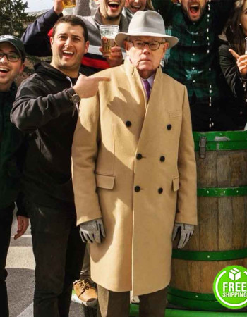 JACK WHITEHALL: TRAVELS WITH MY FATHER MICHAEL WHITEHALL WOOL TRENCH COAT