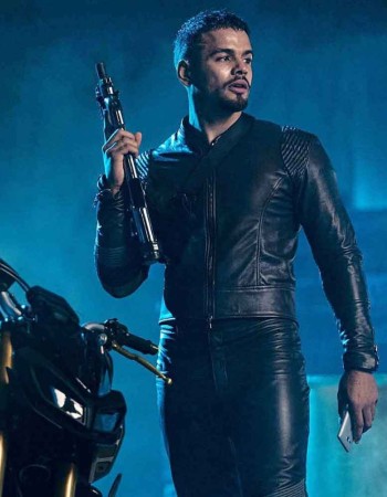 BAD BOYS FOR LIFE JACOB SCIPIO (ARMANDO ARETAS) BLACK BIKER LEATHER JACKET BAD BOYS FOR LIFE JACOB SCIPIO (ARMANDO ARETAS) BLACK BIKER LEATHER JACKET