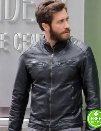 ENEMY JAKE GYLLENHAAL (ADAM BELL) BLACK LEATHER JACKET