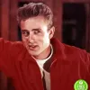 THE FURY OF LIVING JAMES DEAN (JIM STARK) RED COTTON JACKET 