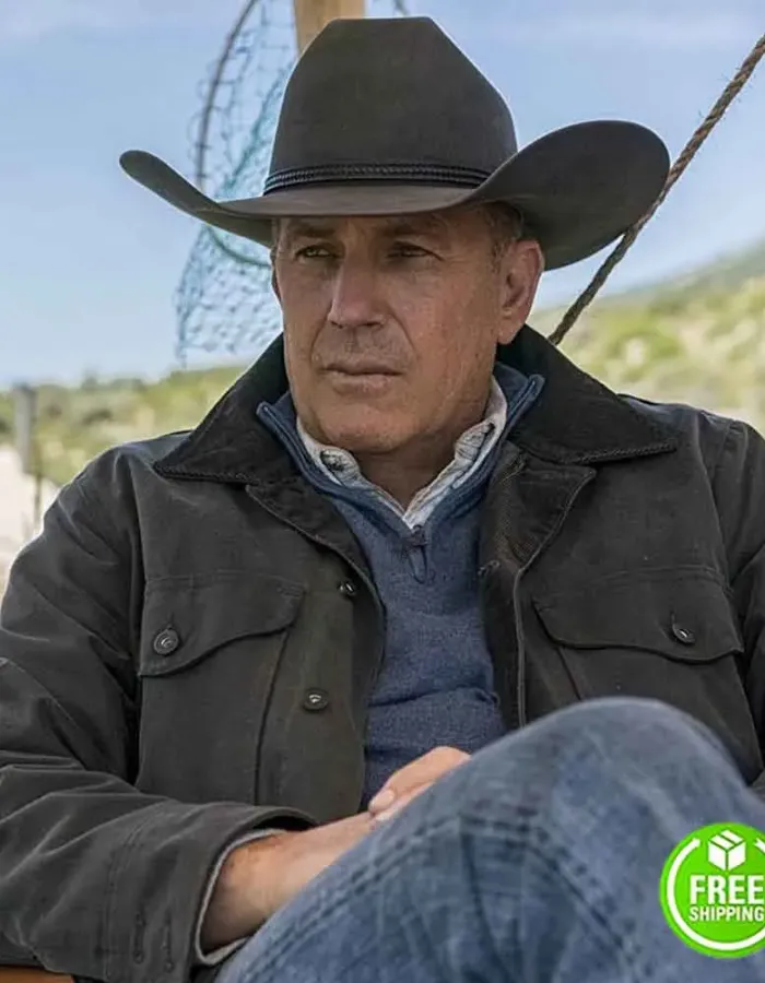 YELLOWSTONE KEVIN COSTNER JOHN DUTTON GREY JACKET YELLOWSTONE KEVIN COSTNER JOHN DUTTON GREY JACKET