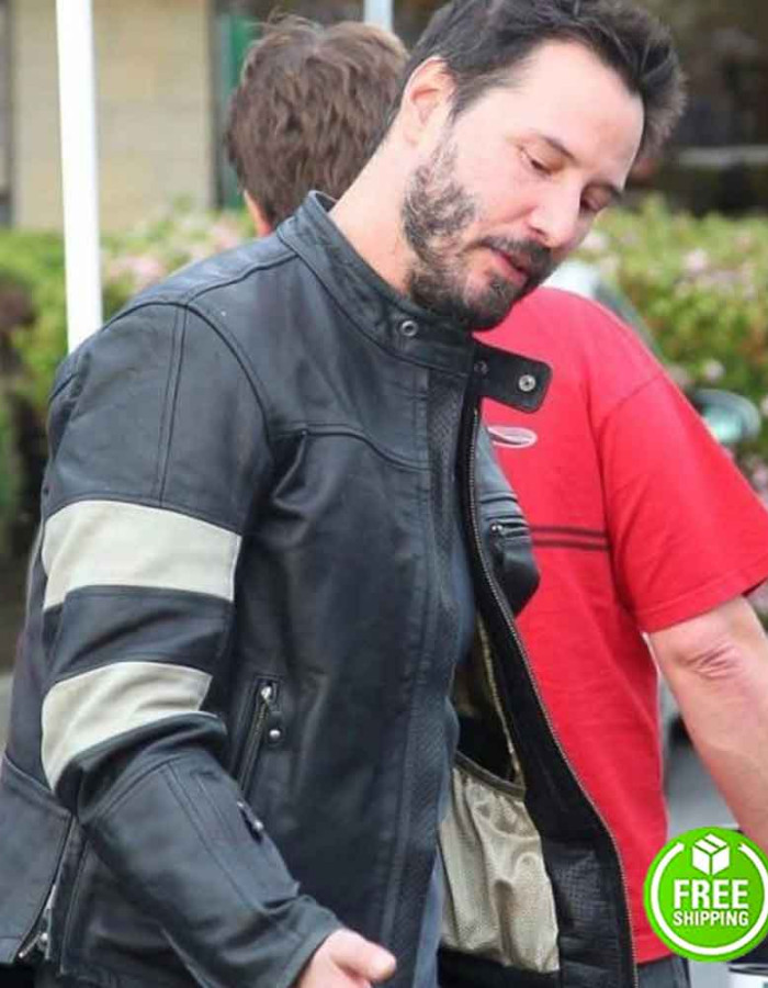 JOHN WICK 2 KEANU REEVES (JOHN WICK) CAFE RACER SLIM FIT JACKET