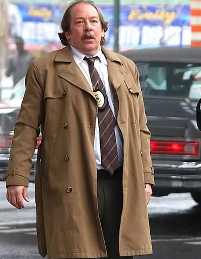 JOKER BILL CAMP (DETECTIVE GARRITY) BROWN COTTON COAT JOKER BILL CAMP (DETECTIVE GARRITY) BROWN COTTON COAT