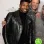 BREAKING FAST DOUG LOCKE (JOSH) BLACK LEATHER JACKET