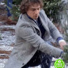 THE KNIGHT BEFORE CHRISTMAS JOSH WHITEHOUSE (SIR COLE) GREY WOOL COAT