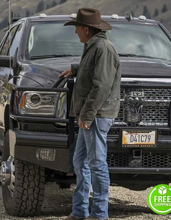 YELLOWSTONE KEVIN COSTNER JOHN DUTTON GREY JACKET YELLOWSTONE KEVIN COSTNER JOHN DUTTON GREY JACKET
