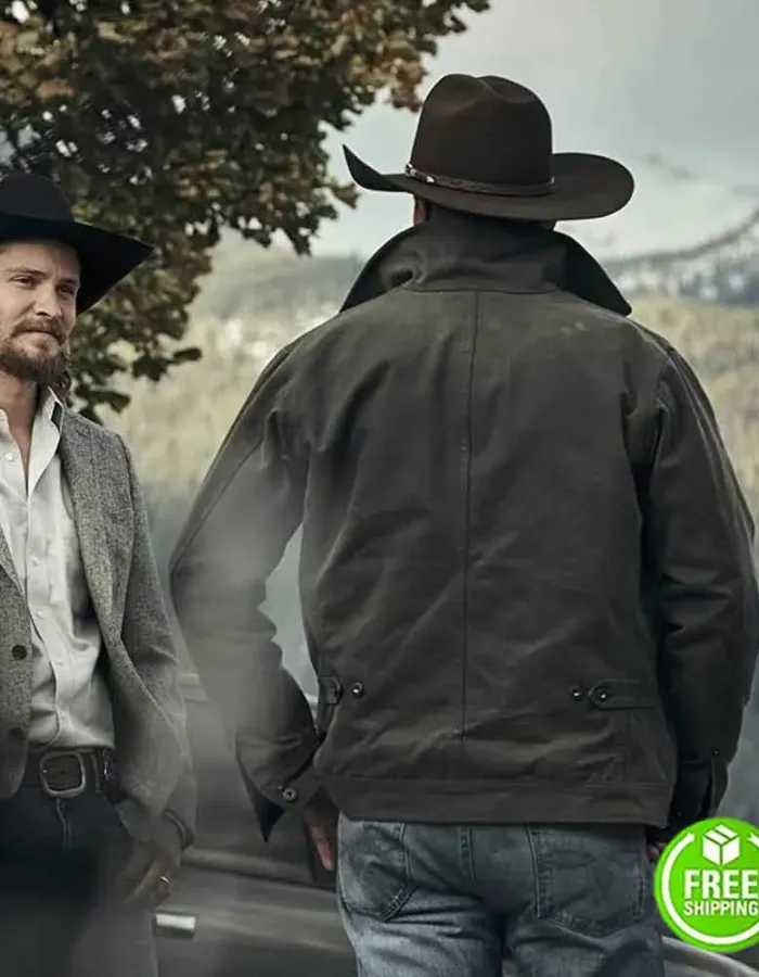 YELLOWSTONE KEVIN COSTNER JOHN DUTTON GREY JACKET YELLOWSTONE KEVIN COSTNER JOHN DUTTON GREY JACKET