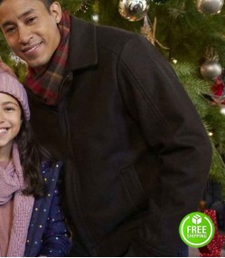 A CHRISTMAS TREE GROWS IN COLORADO MARK TAYLOR (KEVIN SNYDER) BLACK WOOL JACKET
