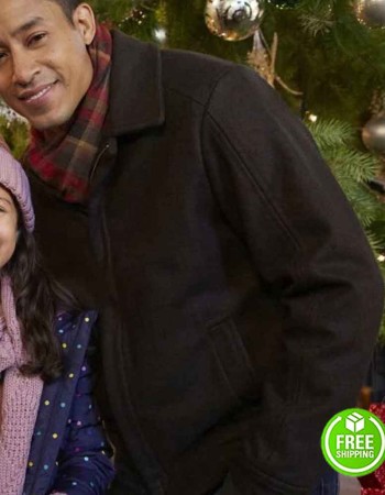 A CHRISTMAS TREE GROWS IN COLORADO MARK TAYLOR (KEVIN SNYDER) BLACK WOOL JACKET