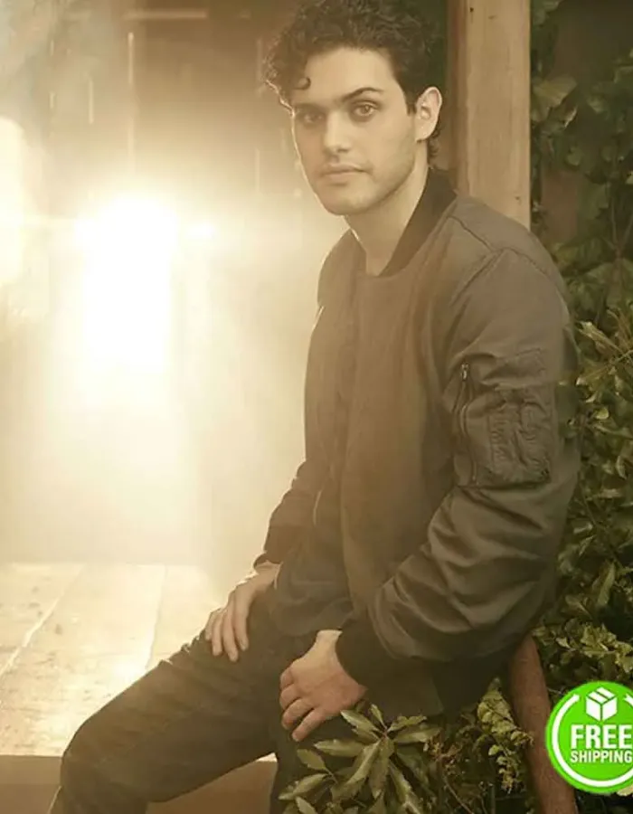 LEGACIES ARIA SHAHGHASEMI (LANDON KIRBY) GREEN COTTON JACKET