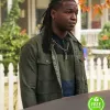 LEGACIES CHRIS LEE (KALEB HAWKINS) GREEN COTTON JACKET LEGACIES CHRIS LEE (KALEB HAWKINS) GREEN COTTON JACKET
