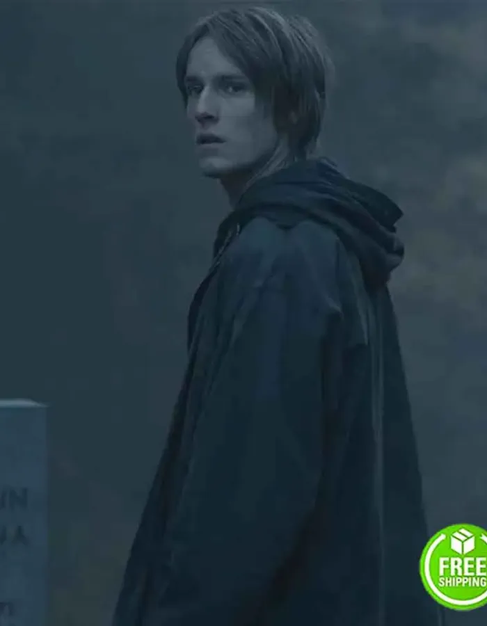 DARK LOUIS HOFMANN (JONAS KAHNWALD) BLACK COTTON JACKET