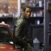 LOVERS ROCK MICHAEL WARD (FRANKLYN) BLACK LEATHER JACKET