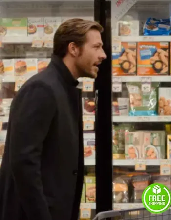 HOLIDATE LUKE BRACEY (JACKSON) BLACK WOOL COAT HOLIDATE LUKE BRACEY (JACKSON) BLACK WOOL COAT