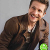 THE RESIDENT MATT CZUCHRY (CONRAD HAWKINS) BROWN BIKER LEATHER JACKET THE RESIDENT MATT CZUCHRY (CONRAD HAWKINS) BROWN BIKER LEATHER JACKET