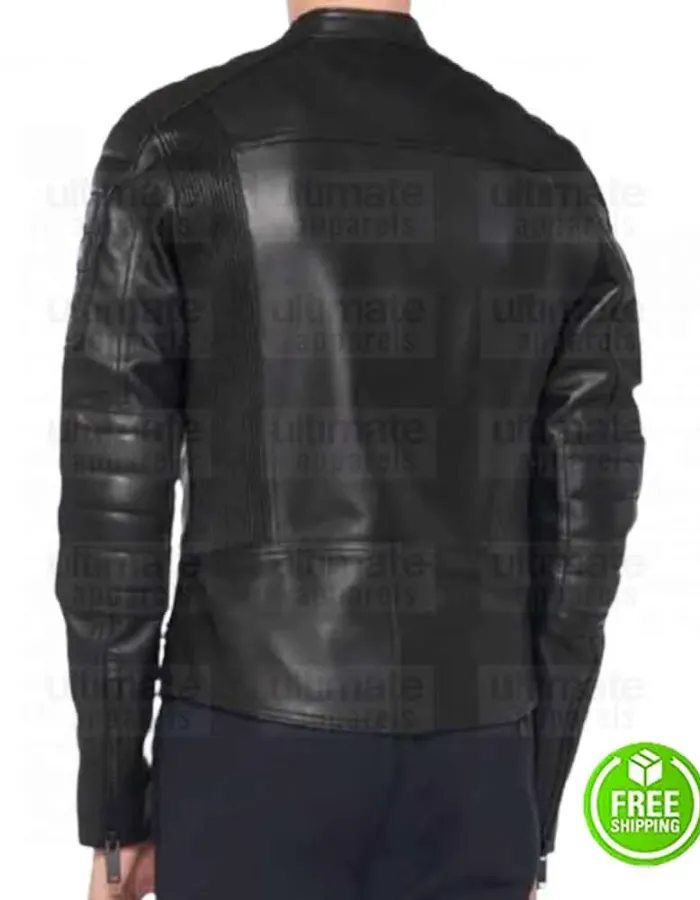 LEGENDS OF TOMORROW SEASON 2 MATT LETSCHER (EOBARD THAWNE) BLACK LEATHER JACKET