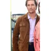 SERENITY MATTHEW MCCONAUGHEY (BAKER DILL) BROWN SUEDE LEATHER JACKET SERENITY MATTHEW MCCONAUGHEY (BAKER DILL) BROWN SUEDE LEATHER JACKET
