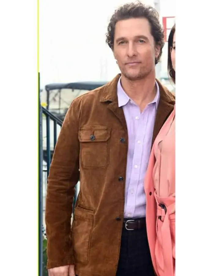 SERENITY MATTHEW MCCONAUGHEY (BAKER DILL) BROWN SUEDE LEATHER JACKET SERENITY MATTHEW MCCONAUGHEY (BAKER DILL) BROWN SUEDE LEATHER JACKET
