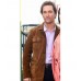 SERENITY MATTHEW MCCONAUGHEY (BAKER DILL) BROWN SUEDE LEATHER JACKET