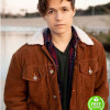 MIDDLETON CHRISTMAS MICHAEL VARDE (MAX) BROWN JACKET WITH SHERPA COLLAR 