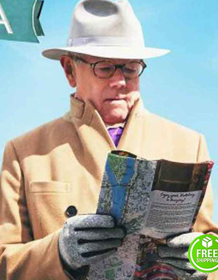 JACK WHITEHALL: TRAVELS WITH MY FATHER MICHAEL WHITEHALL WOOL TRENCH COAT