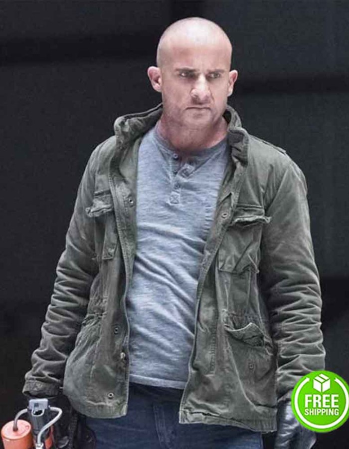 LEGENDS OF TOMORROW DOMINIC PURCELL (HEAT WAVE / MICK RORY) GREY COTTON JACKET LEGENDS OF TOMORROW DOMINIC PURCELL (HEAT WAVE / MICK RORY) GREY COTTON JACKET