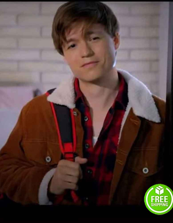 MIDDLETON CHRISTMAS MICHAEL VARDE (MAX) BROWN JACKET WITH SHERPA COLLAR MIDDLETON CHRISTMAS MICHAEL VARDE (MAX) BROWN JACKET WITH SHERPA COLLAR