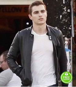 UNFINISHED BUSINESS DAVE FRANCO (MIKE PANCAKE) BLACK LEATHER JACKET UNFINISHED BUSINESS DAVE FRANCO (MIKE PANCAKE) BLACK LEATHER JACKET