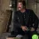 OKTOBERFEST: BEER AND BLOOD MISEL MATICEVIC (CURT PRANK) BLACK WOOL COAT