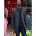 MODERN LOVE GARY CARR (JEFF) BLUE WOOL COAT