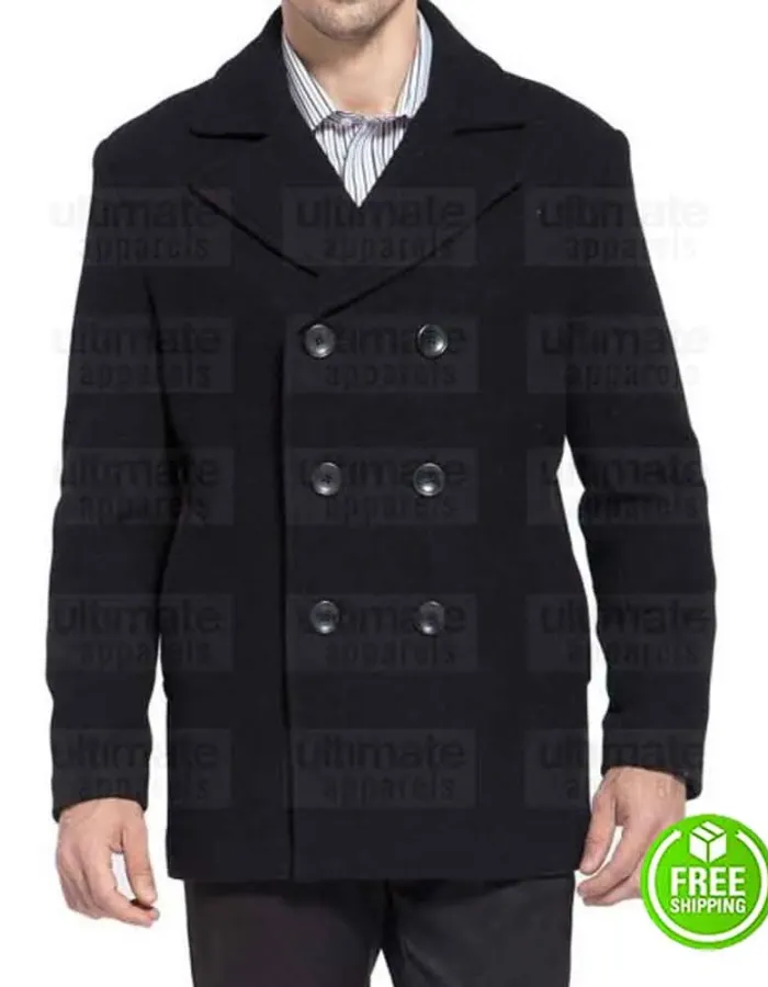 MY DAD’S CHRISTMAS DATE JEREMY PIVEN (DAVID) BLACK PEACOAT