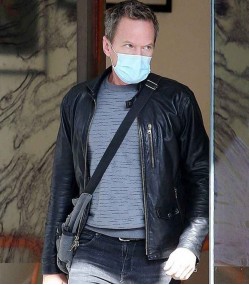 NEIL PATRICK HARRIS BLACK LEATHER JACKET
