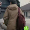NOBODY GAGE MUNROE (BLAKE MANSELL) BROWN COTTON HOODED JACKET NOBODY GAGE MUNROE (BLAKE MANSELL) BROWN COTTON HOODED JACKET