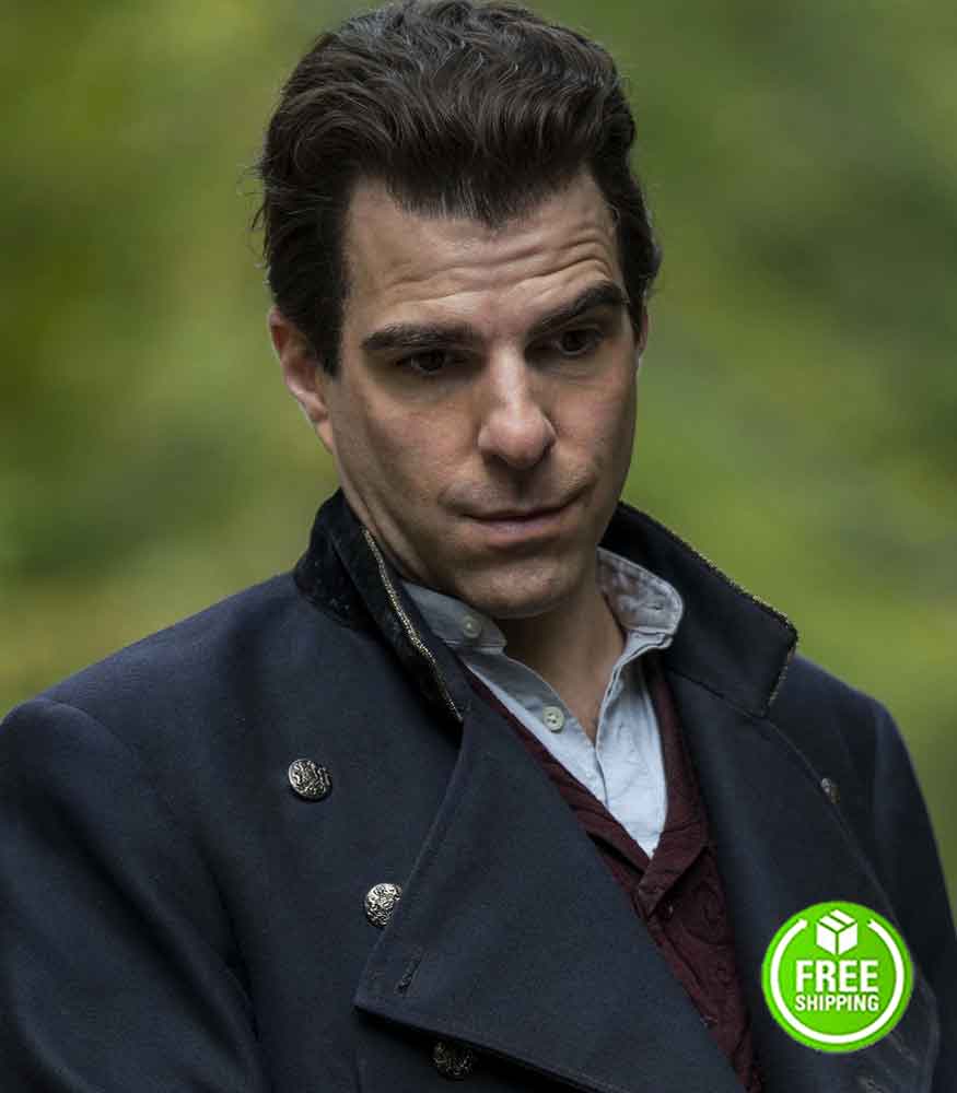 NOS4A2 Charlie Manx Long Coat | Zachary Quinto Coat Trench Coat