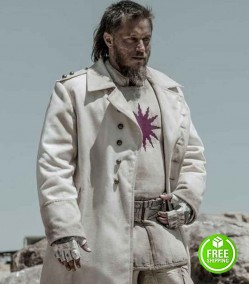 RAISED BY WOLVES TRAVIS FIMMEL (MARCUS) WHITE TRENCH COAT