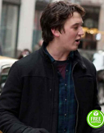 FANTASTIC FOUR MILES TELLER (REED RICHARDS) BLACK JACKET FANTASTIC FOUR MILES TELLER (REED RICHARDS) BLACK JACKET