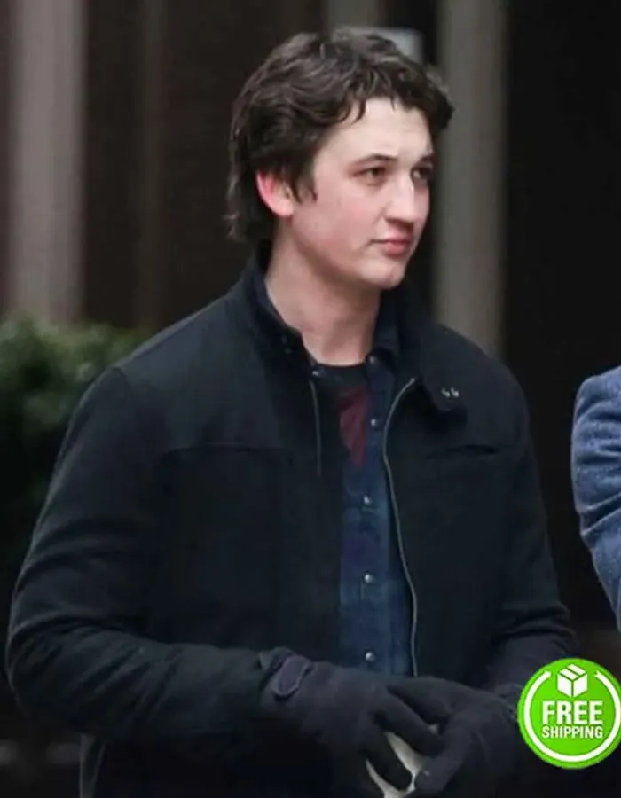 FANTASTIC FOUR MILES TELLER (REED RICHARDS) BLACK JACKET FANTASTIC FOUR MILES TELLER (REED RICHARDS) BLACK JACKET